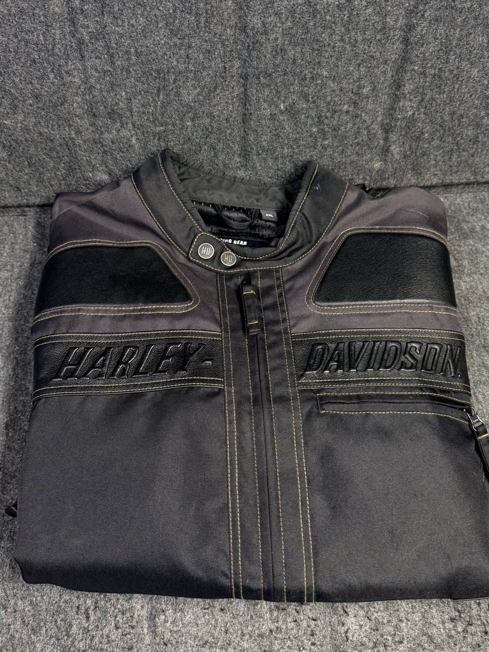 Harley-Davidson Black and Gray Performance Riding Jacket